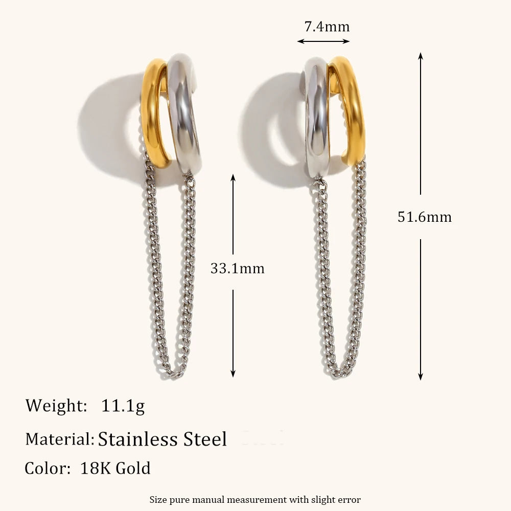 La.Muses â C-Tassel Earrings 18K