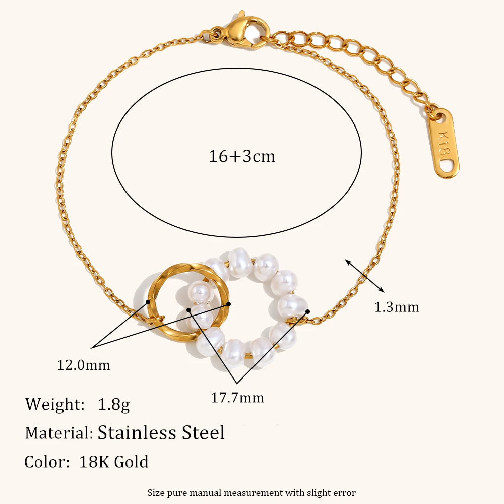 La.Muses – Perle & Lien Doré 18K