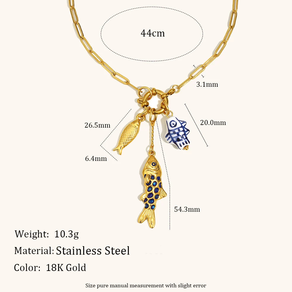 La.Muses – Bee & Sea Charm 18K