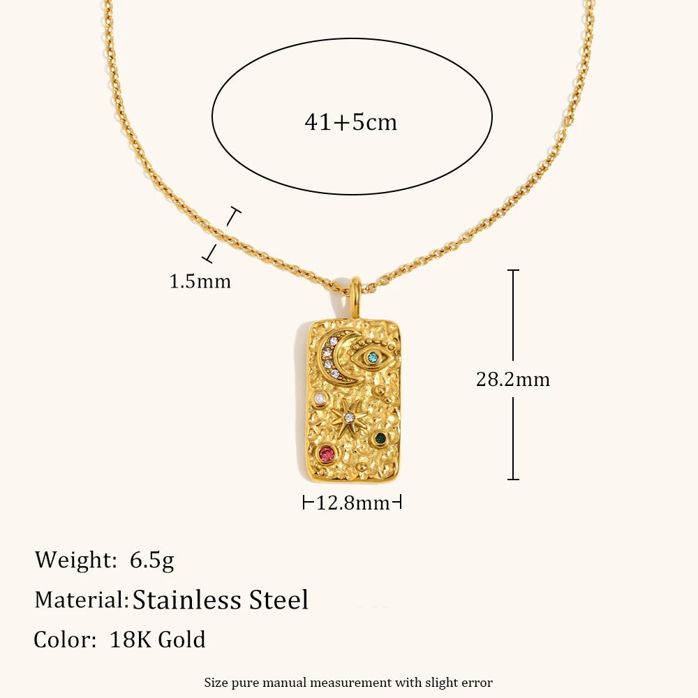 La.Muses – Céleste Zircon Necklace 18K