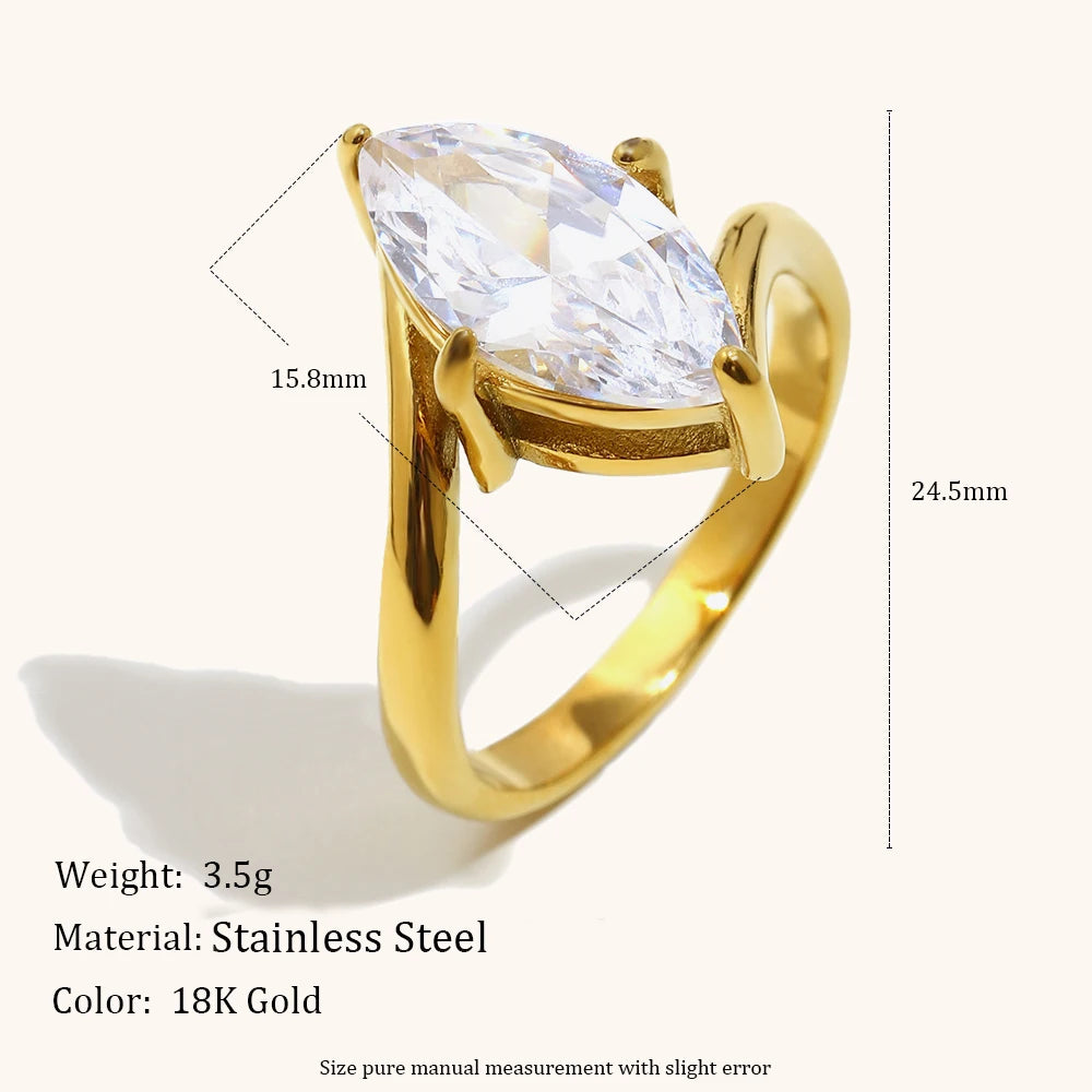 La.Muses – Shiny Grace Ring 18K