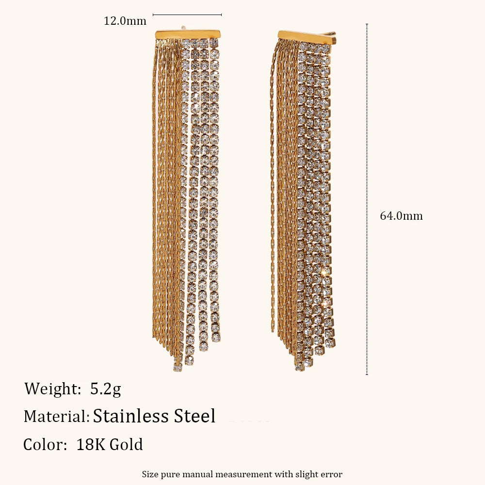 La.Muses – Tassel Grace Earrings 18K