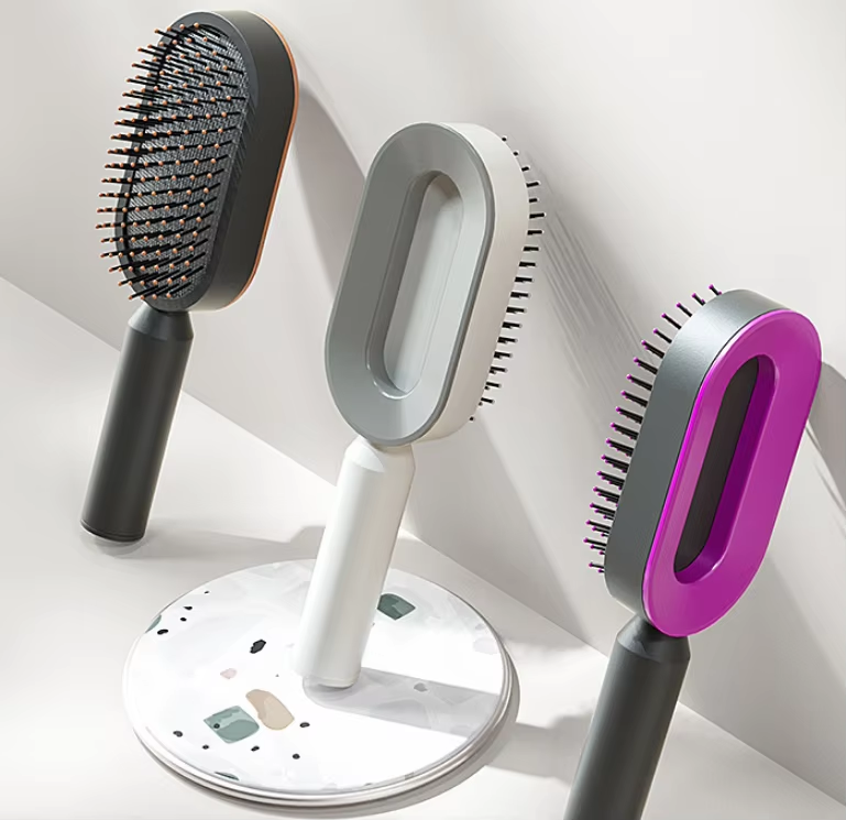 3D Hair Brush Auto-nettoyante