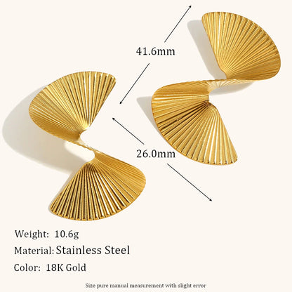 La.Muses – Twisted Grace Earrings 18K