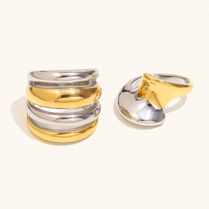 La.Muses – Twisted Harmony Ring 18K