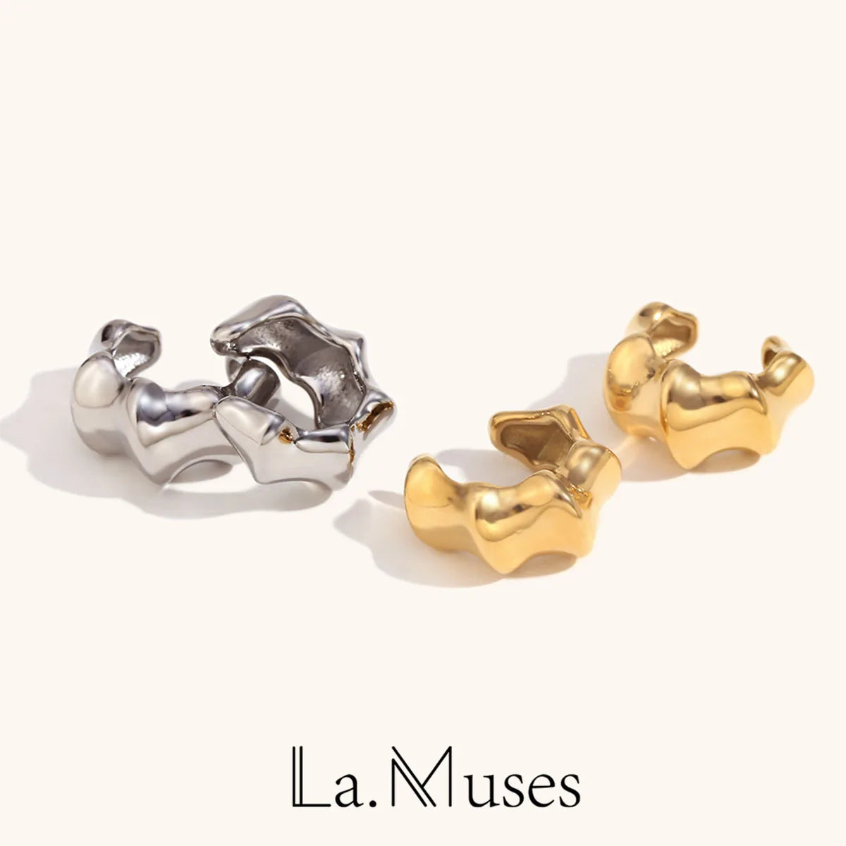 La.Muses – Natural Glow Ear Clip 18K