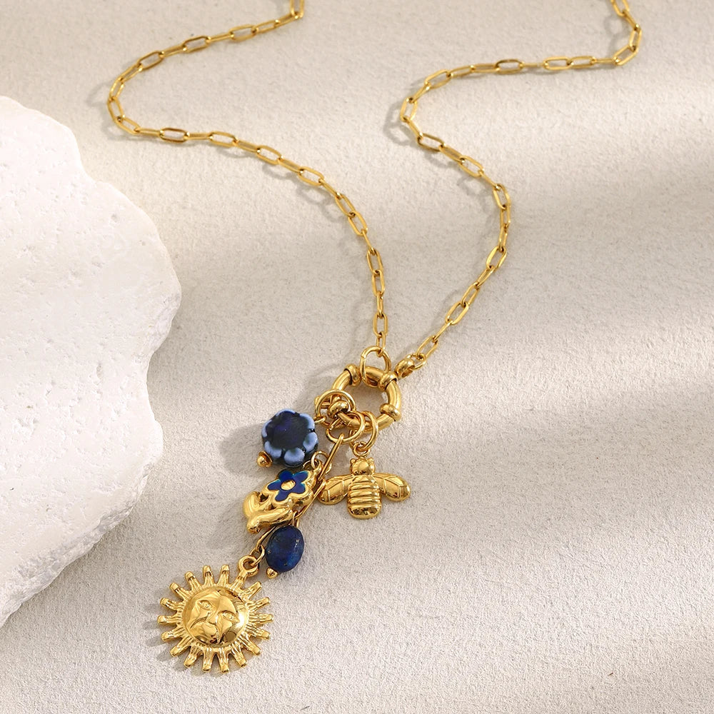 La.Muses – Bee & Sea Charm 18K