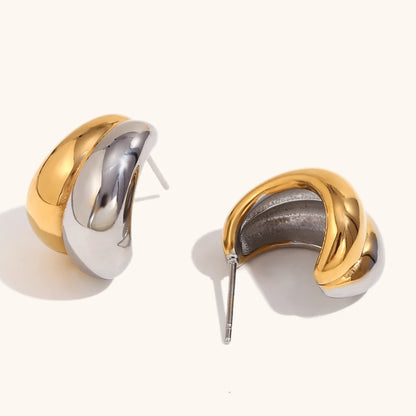 La.Muses – Mini Banana Earrings 18K
