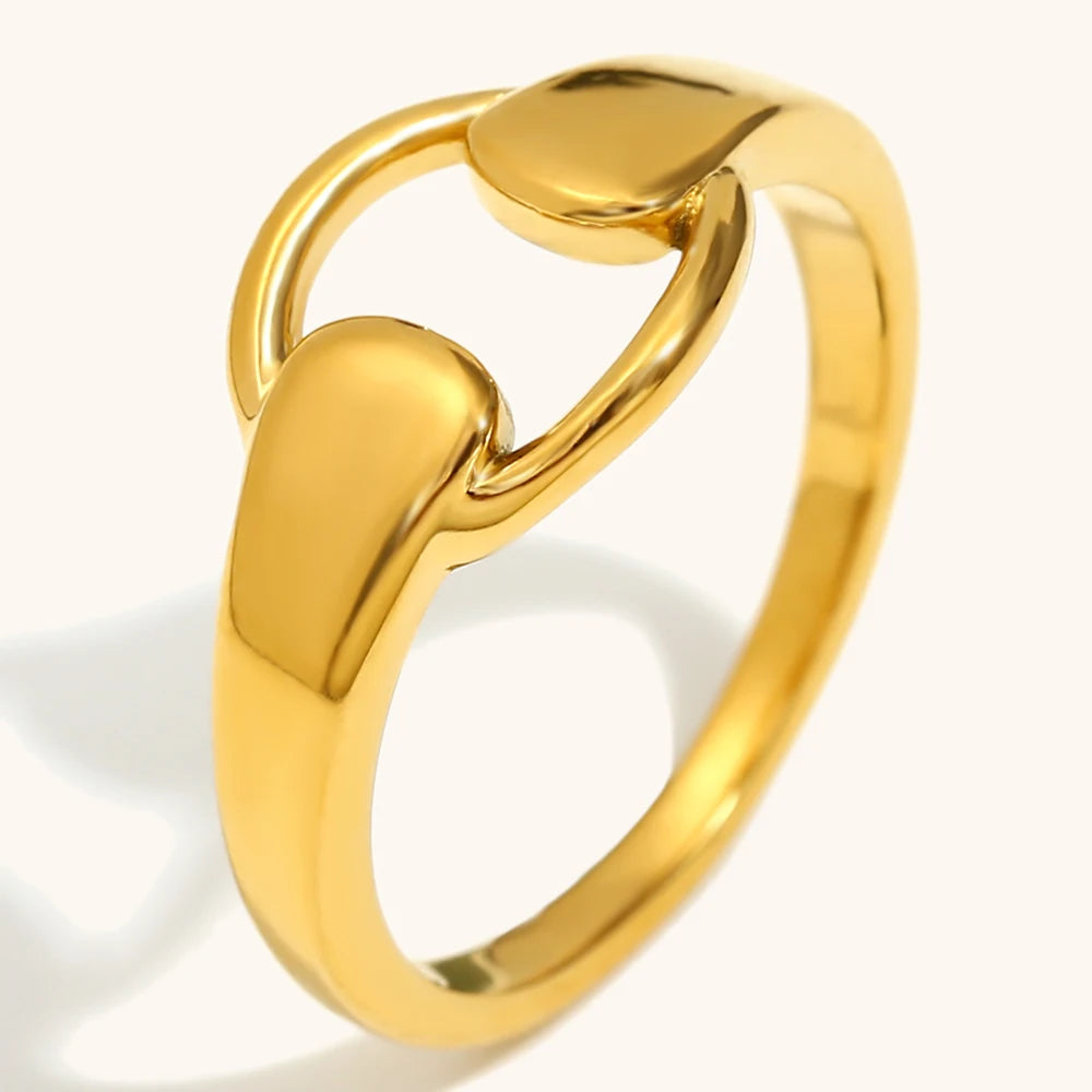 La.Muses – Dual Circle Ring 18K