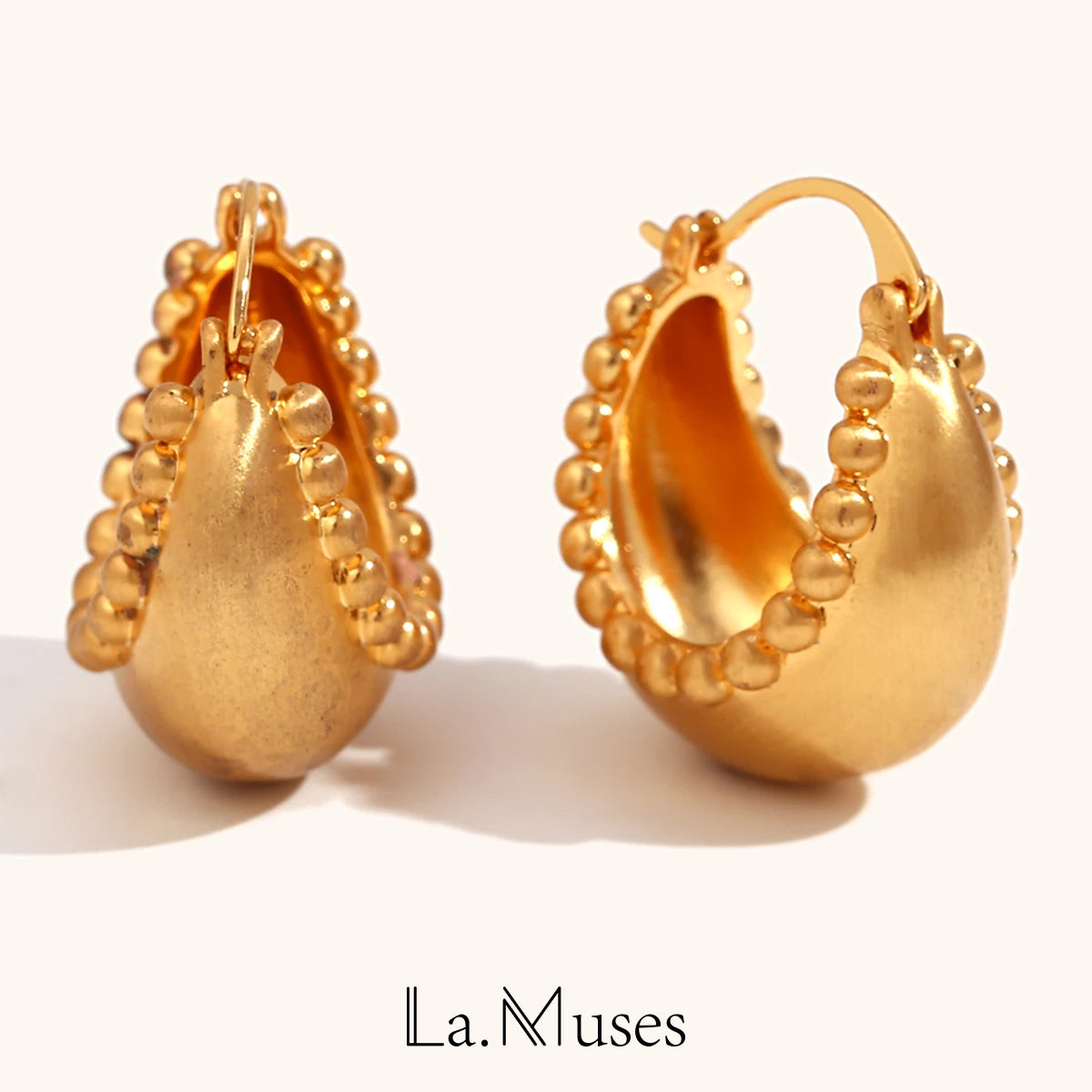 La.Muses – Panier d’Or Earrings 18K