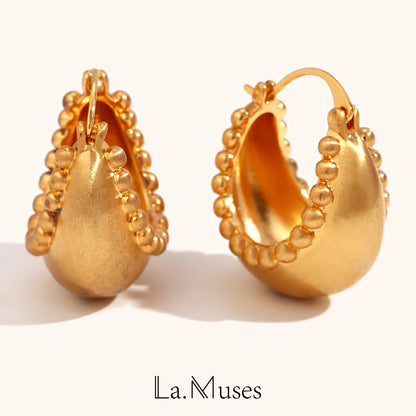 La.Muses – Panier d’Or Earrings 18K