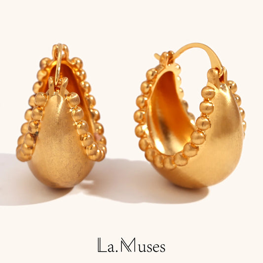 La.Muses – Panier d’Or Earrings 18K