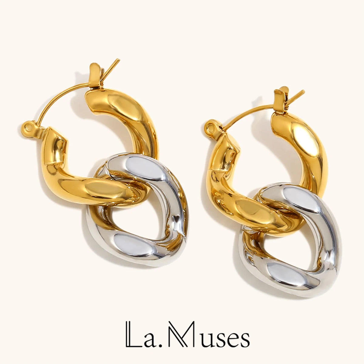 La.Muses – Chain Harmony Earrings 18K