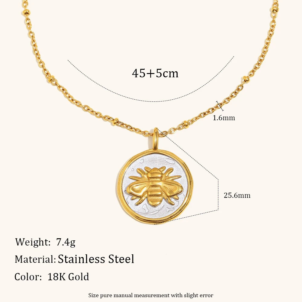 La.Muses – Honey Bee Necklace 18K