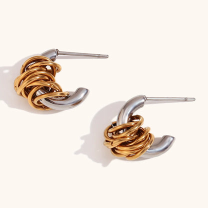 La.Muses – Mini C-Wrap Earrings 18K