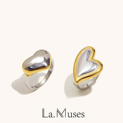 La.Muses – Heart Bloom Ring 18K