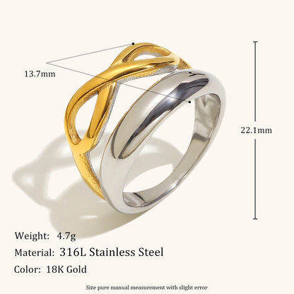 La.Muses – Infinity Duo Ring 18K