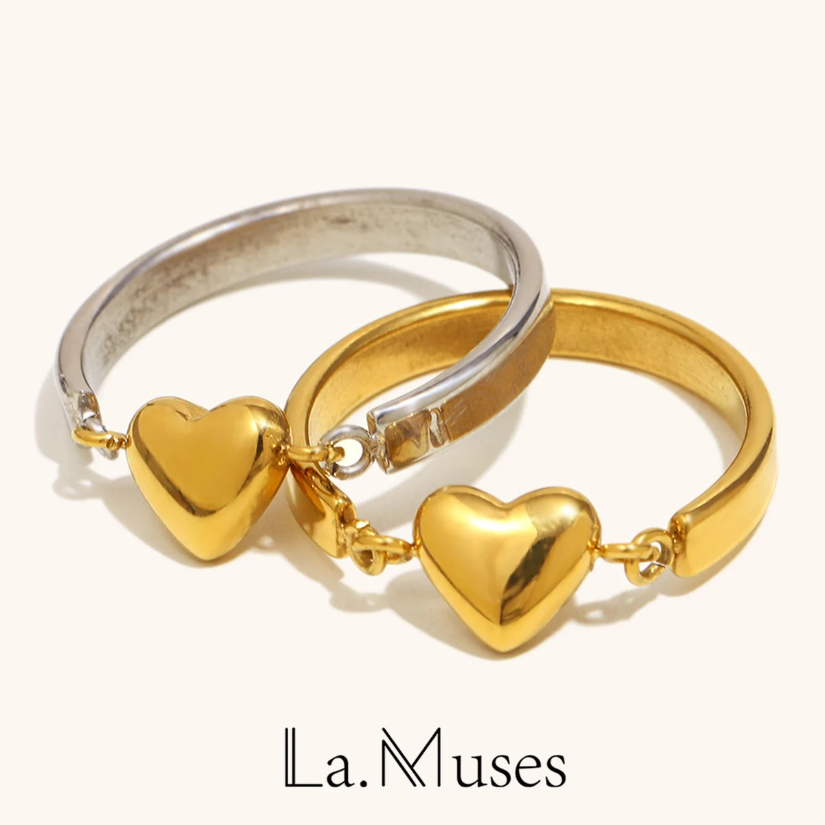 La.Muses – Heart Harmony Ring 18K