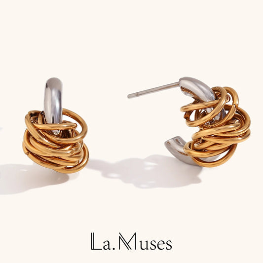 La.Muses – Mini C-Wrap Earrings 18K