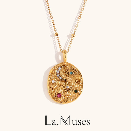 La.Muses – Céleste Zircon Necklace 18K