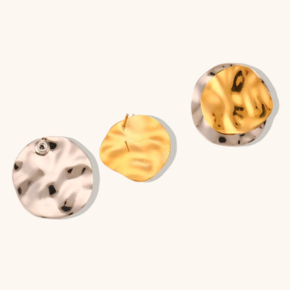 La.Muses – Dual Tone Earrings 18K