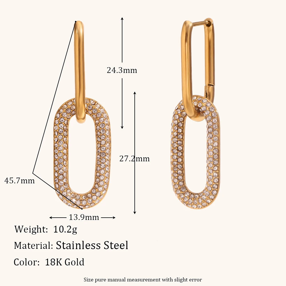 La.Muses – Golden Motion Earrings 18K