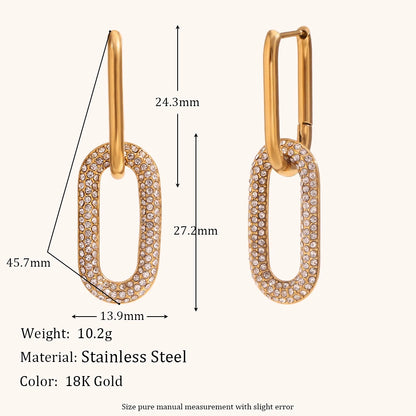 La.Muses – Golden Motion Earrings 18K