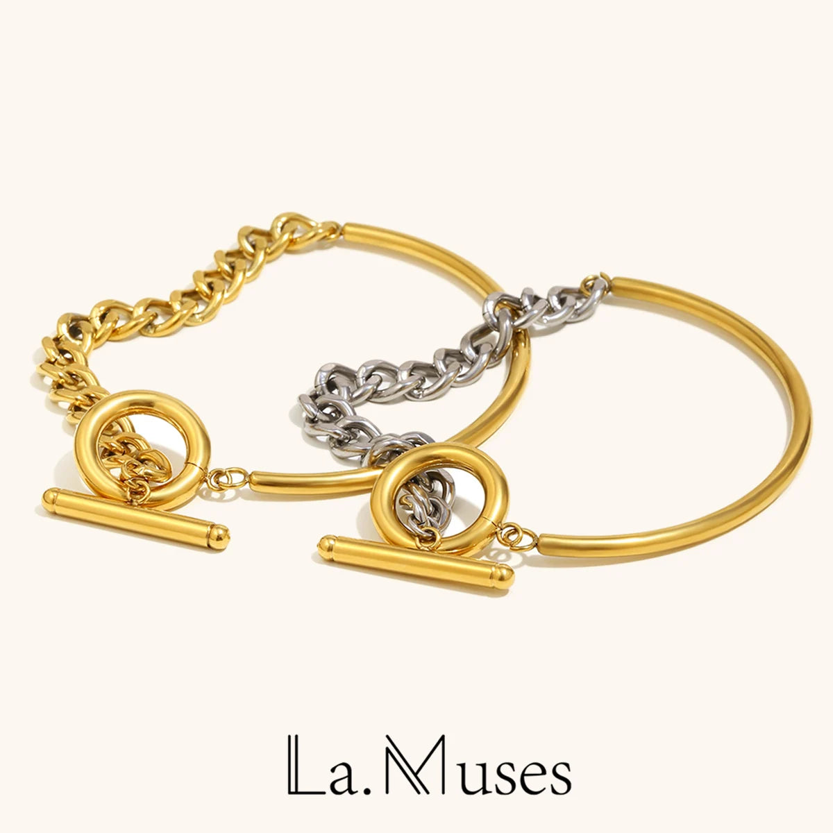 La.Muses – Dual Harmony Bracelet 18K