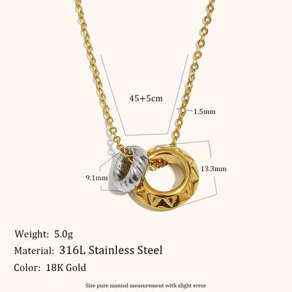 La.Muses – Dual Harmony Necklace 18K
