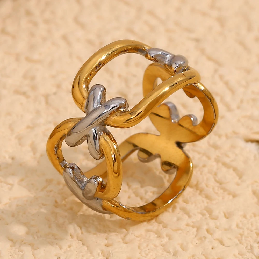 La.Muses – CrossFlow Ring 18K