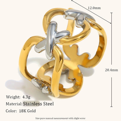 La.Muses – CrossFlow Ring 18K