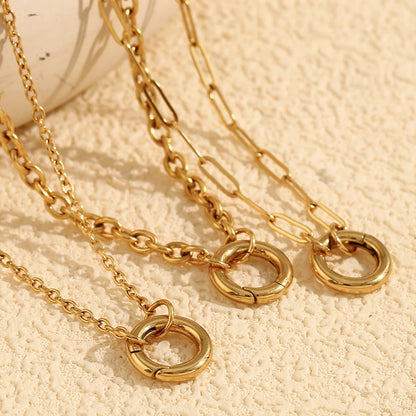 La.Muses – Bold Circle Chain 18K