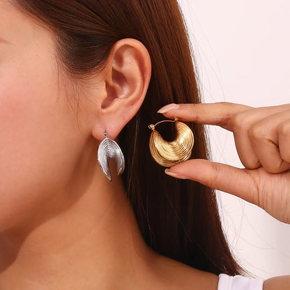 La.Muses – Sculptural Bold Hoops 18K