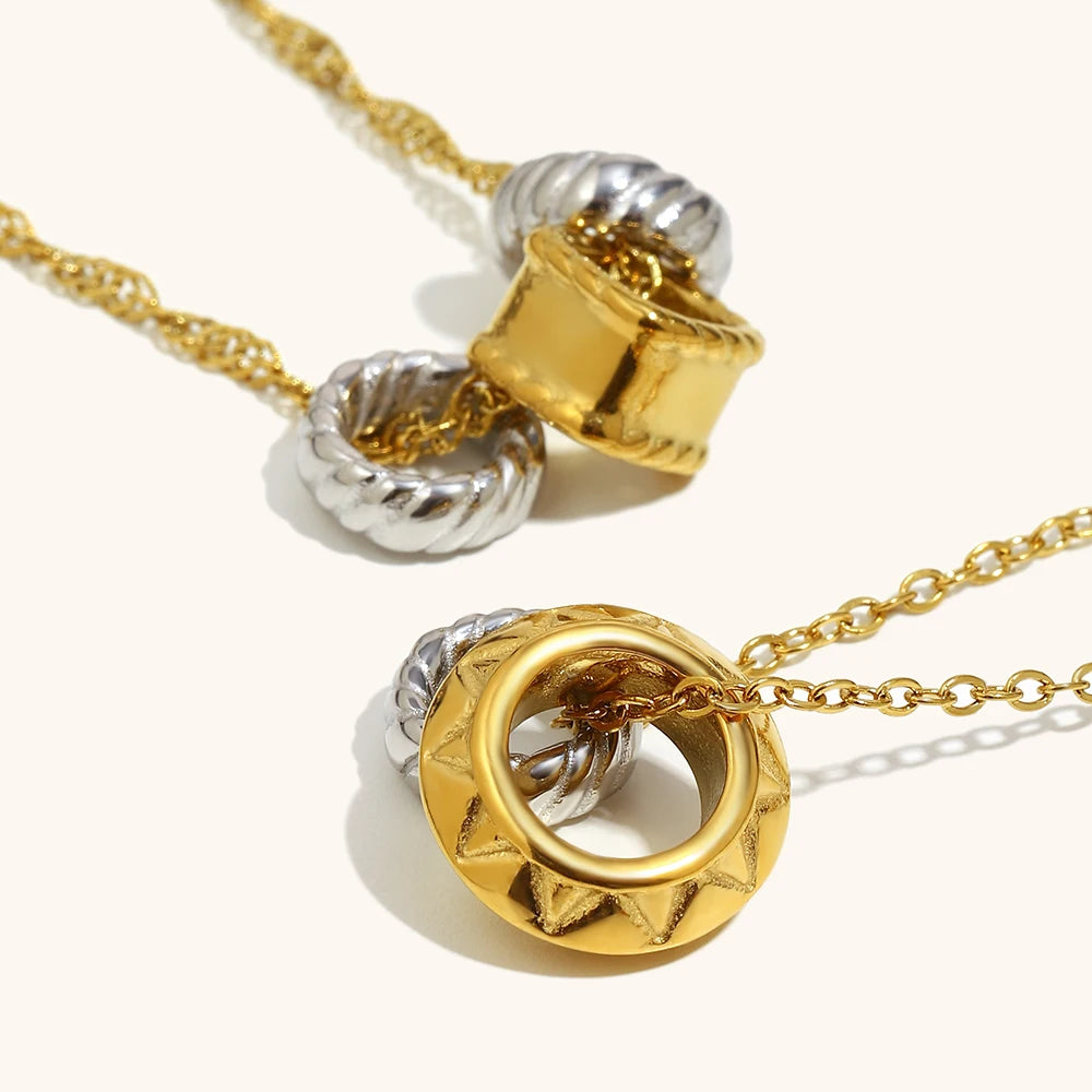 La.Muses – Dual Harmony Necklace 18K