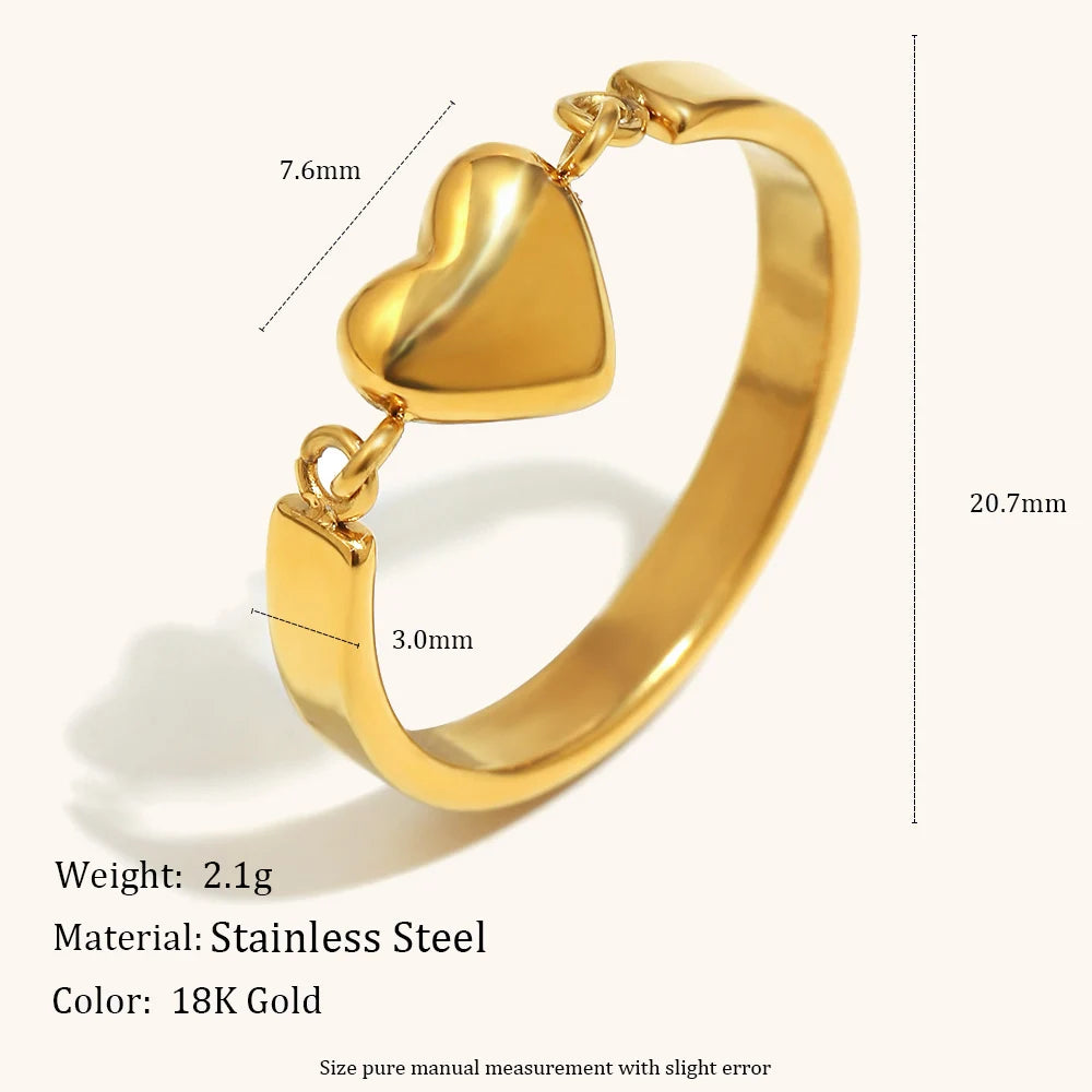 La.Muses – Heart Harmony Ring 18K