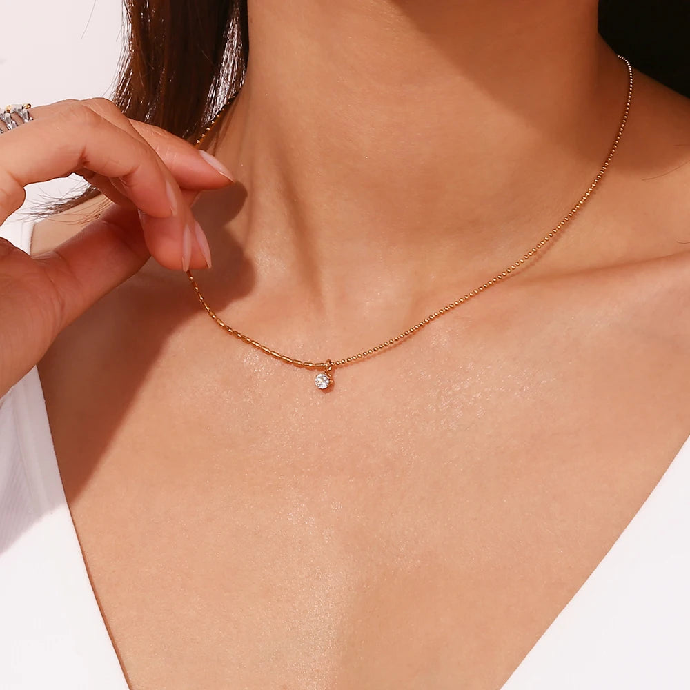 La.Muses – Beads of Grace Necklace 18K