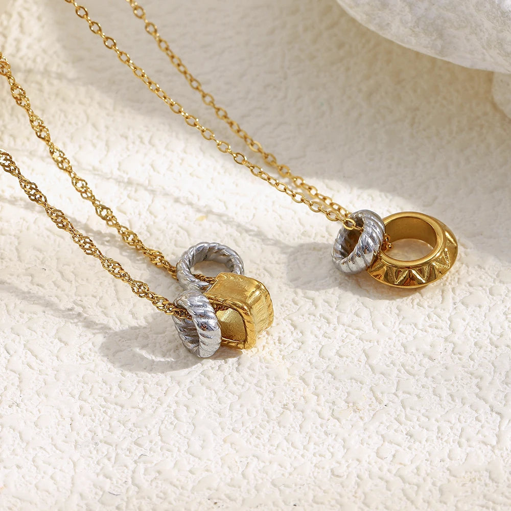 La.Muses – Dual Harmony Necklace 18K