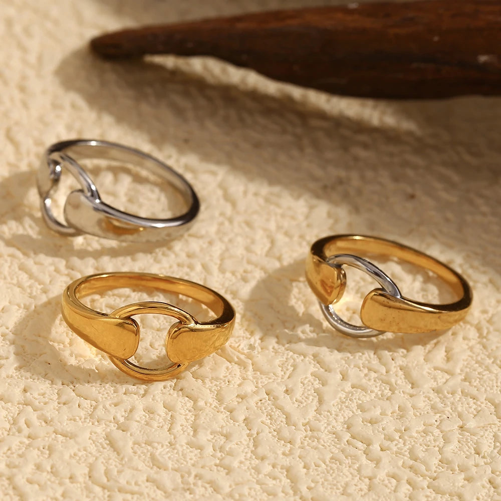 La.Muses – Dual Circle Ring 18K