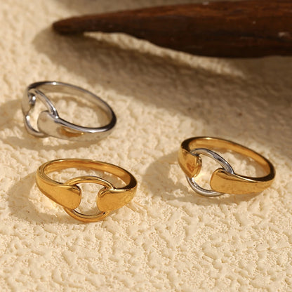 La.Muses – Dual Circle Ring 18K