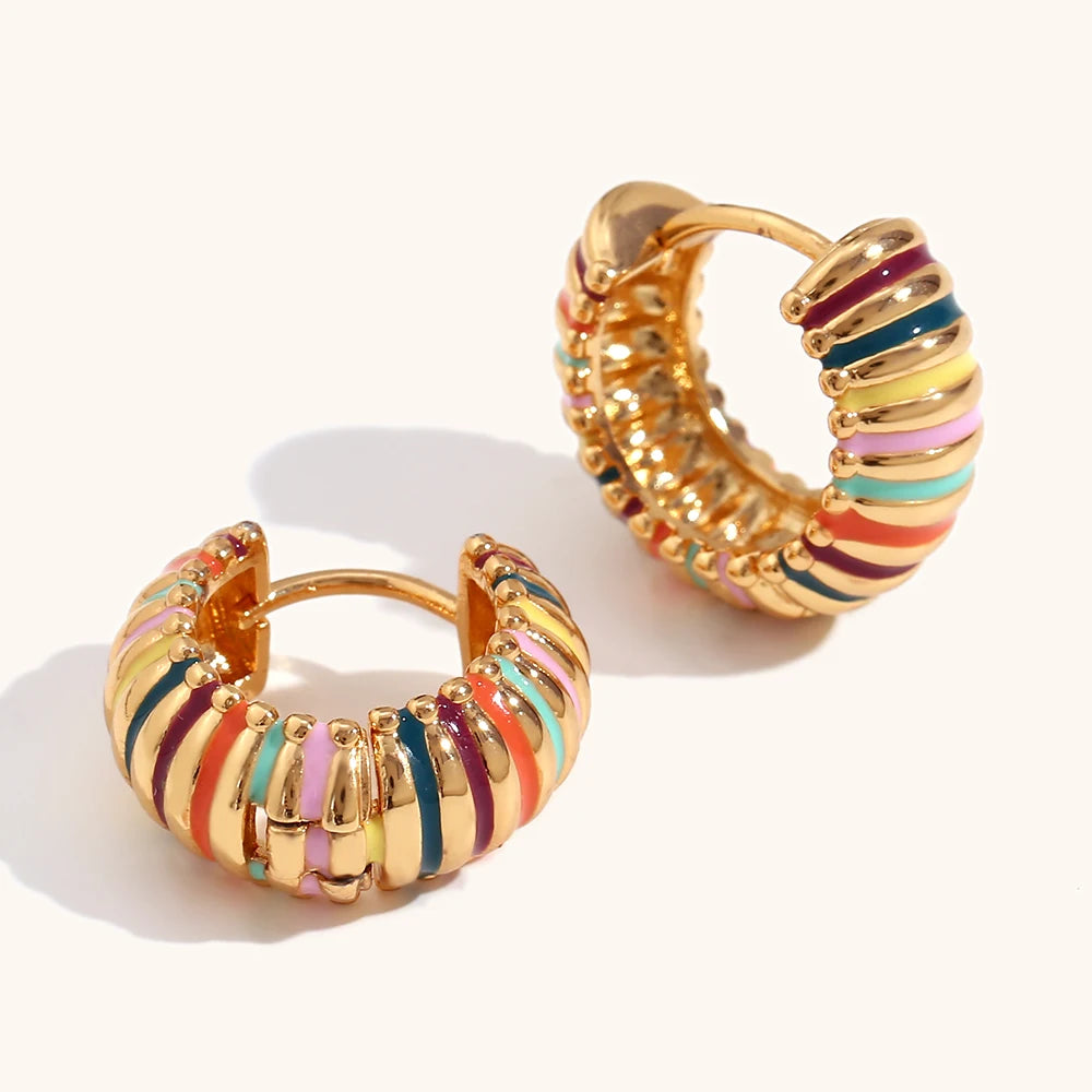 La.Muses – Golden Pop Earrings 18K