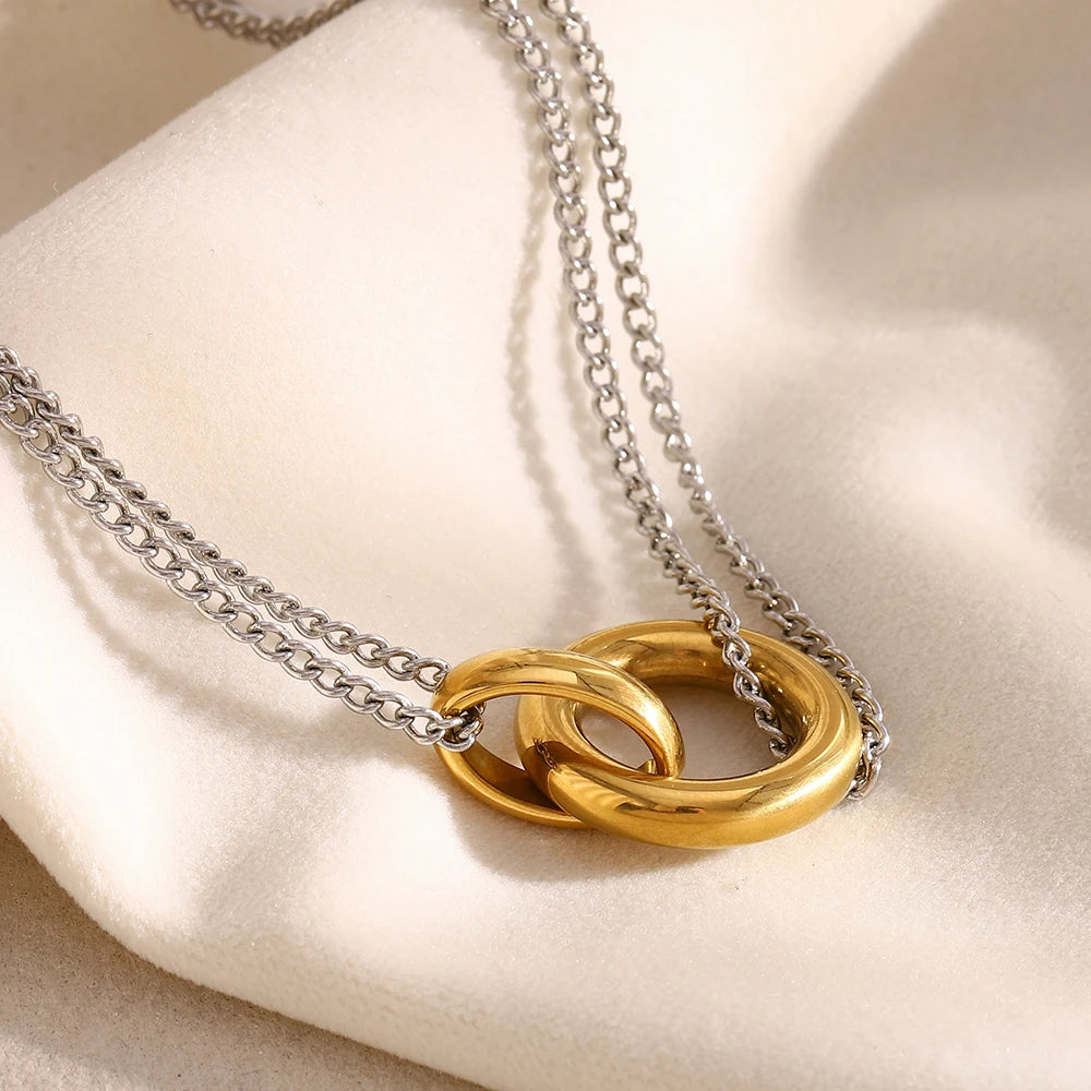 La.Muses – Double Harmony Necklace 18K