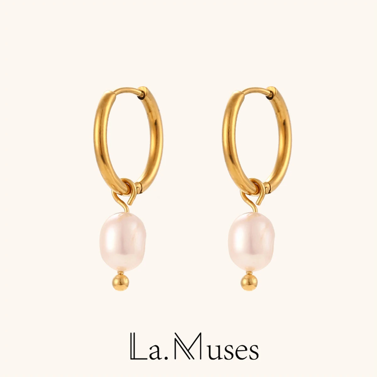 La.Muses – Perle d’Éclat Earrings 18K