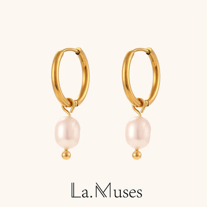 La.Muses – Perle d’Éclat Earrings 18K