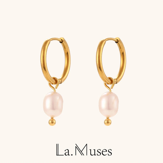 La.Muses – Perle d’Éclat Earrings 18K