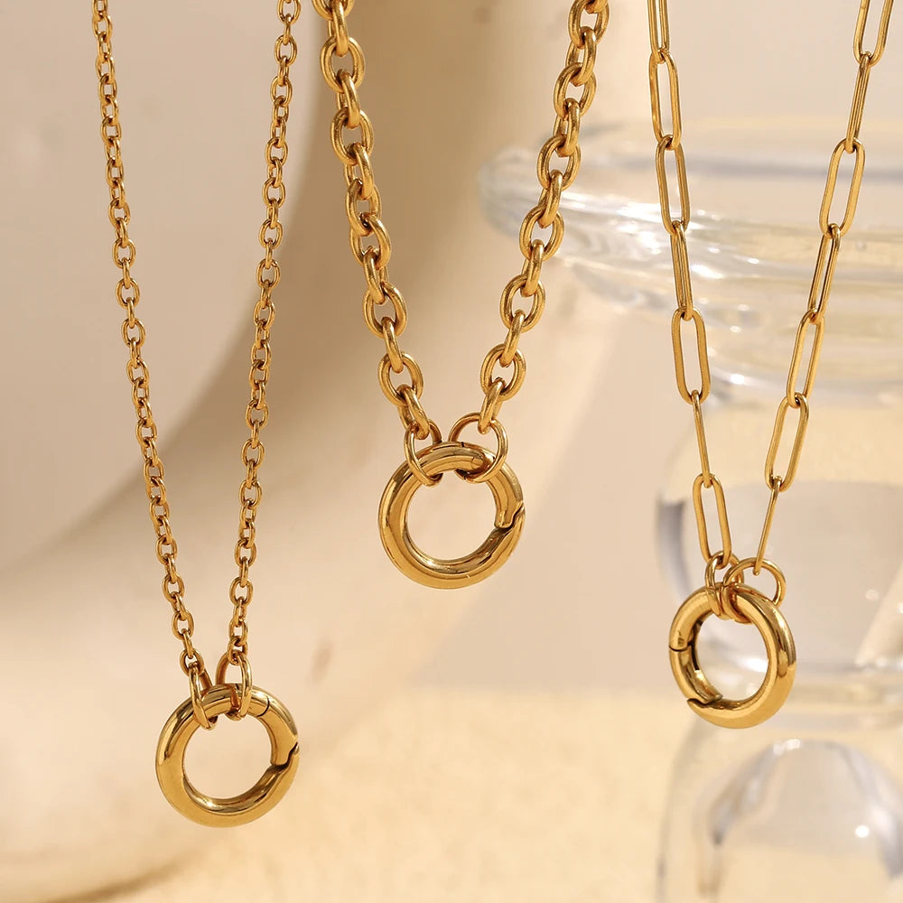 La.Muses – Bold Circle Chain 18K