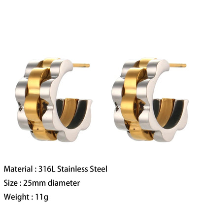 La.Muses – Mini C-Wrap Earrings 18K