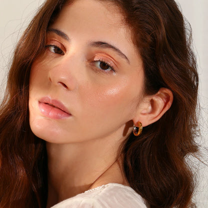 La.Muses – Lunar Glow Earrings 18K