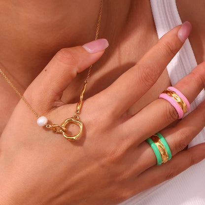 La.Muses – Liquid Pearl Necklace 18K