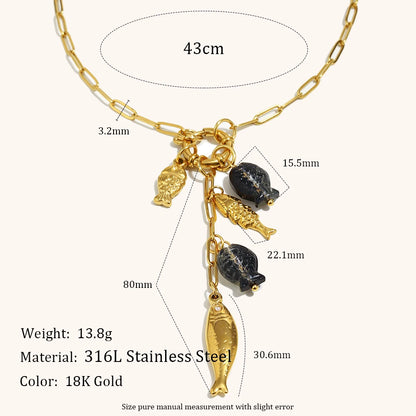 La.Muses – Bee & Sea Charm 18K