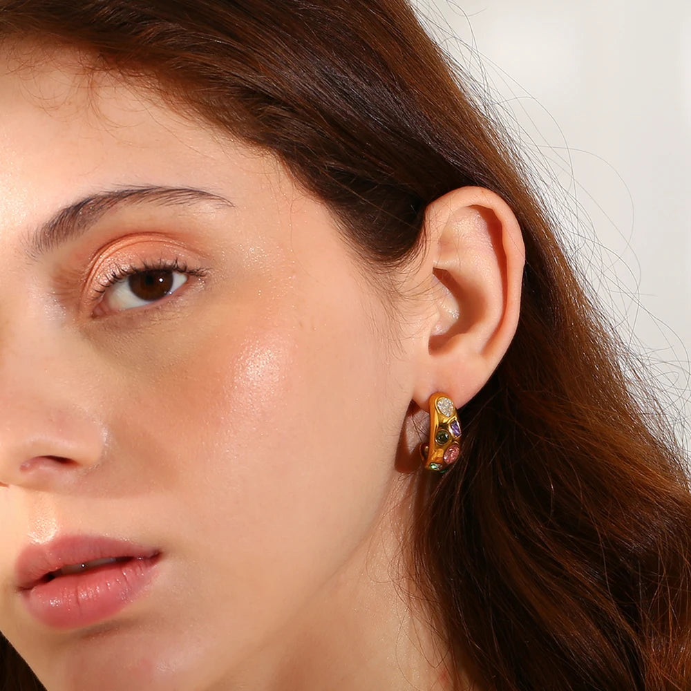 La.Muses – Mystic Moon Earrings 18K